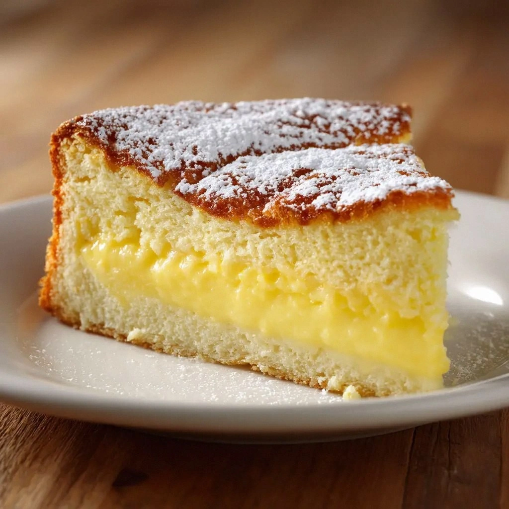 Italian Lemon Custard Cake (Th