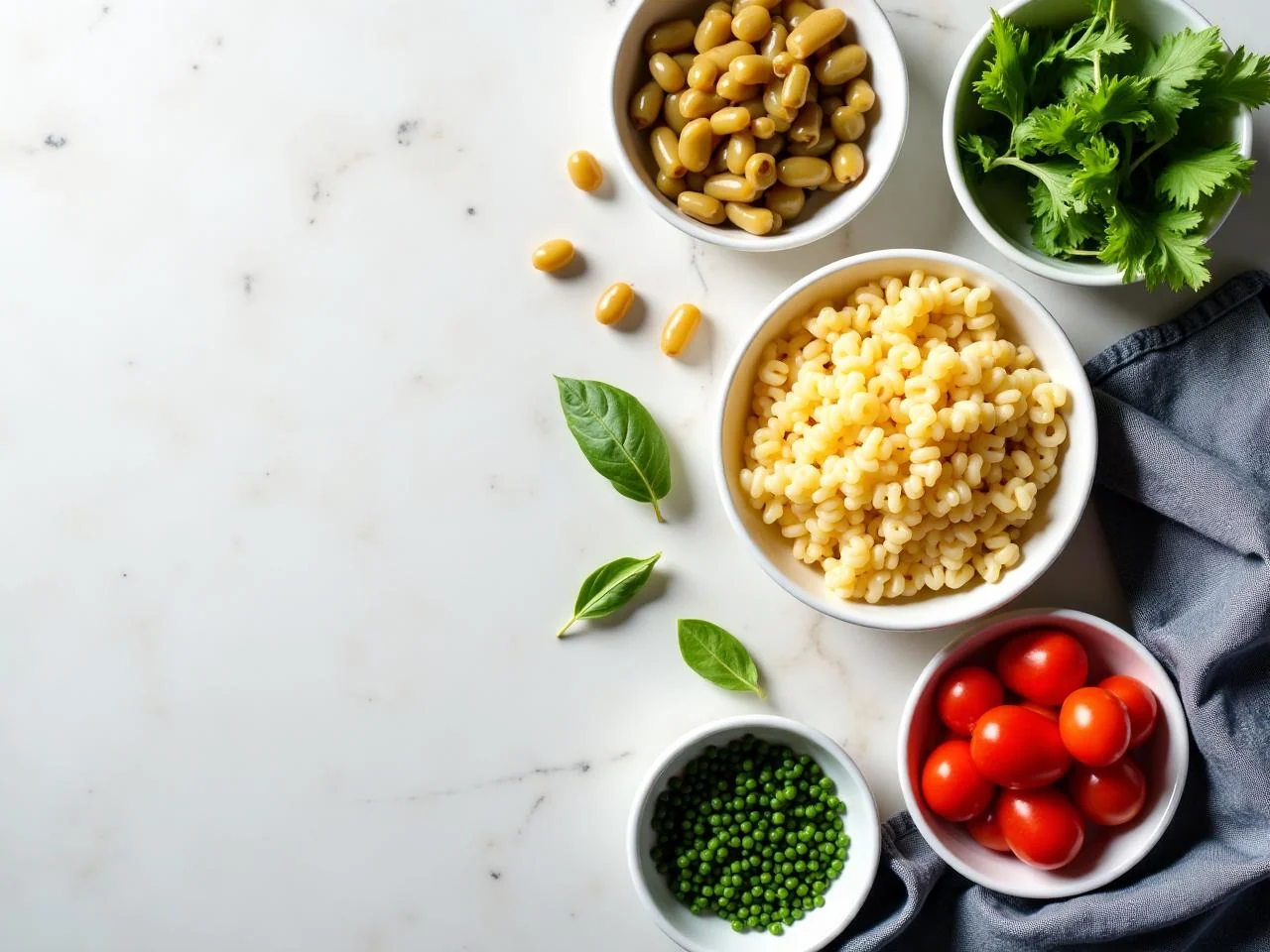 Ingredients for Italian Orzo Pasta Salad