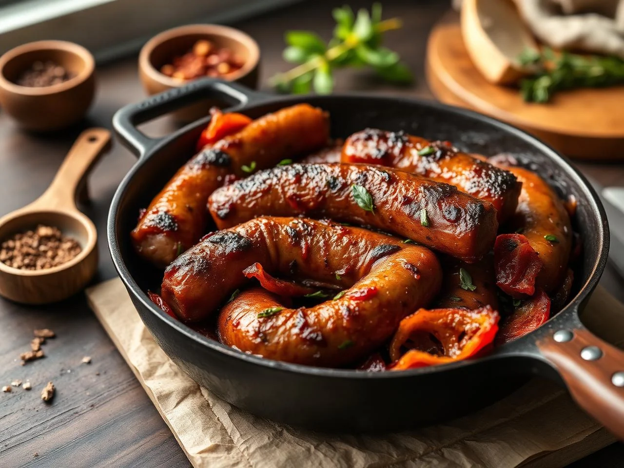 Italian Sausage And Pepper Skillet