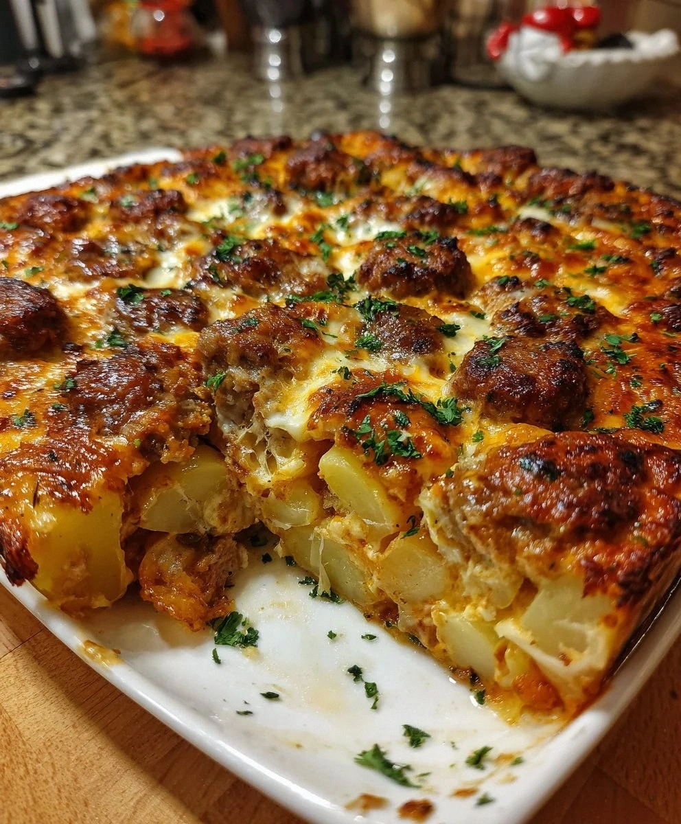 Italian Sausage and Potato Casserole