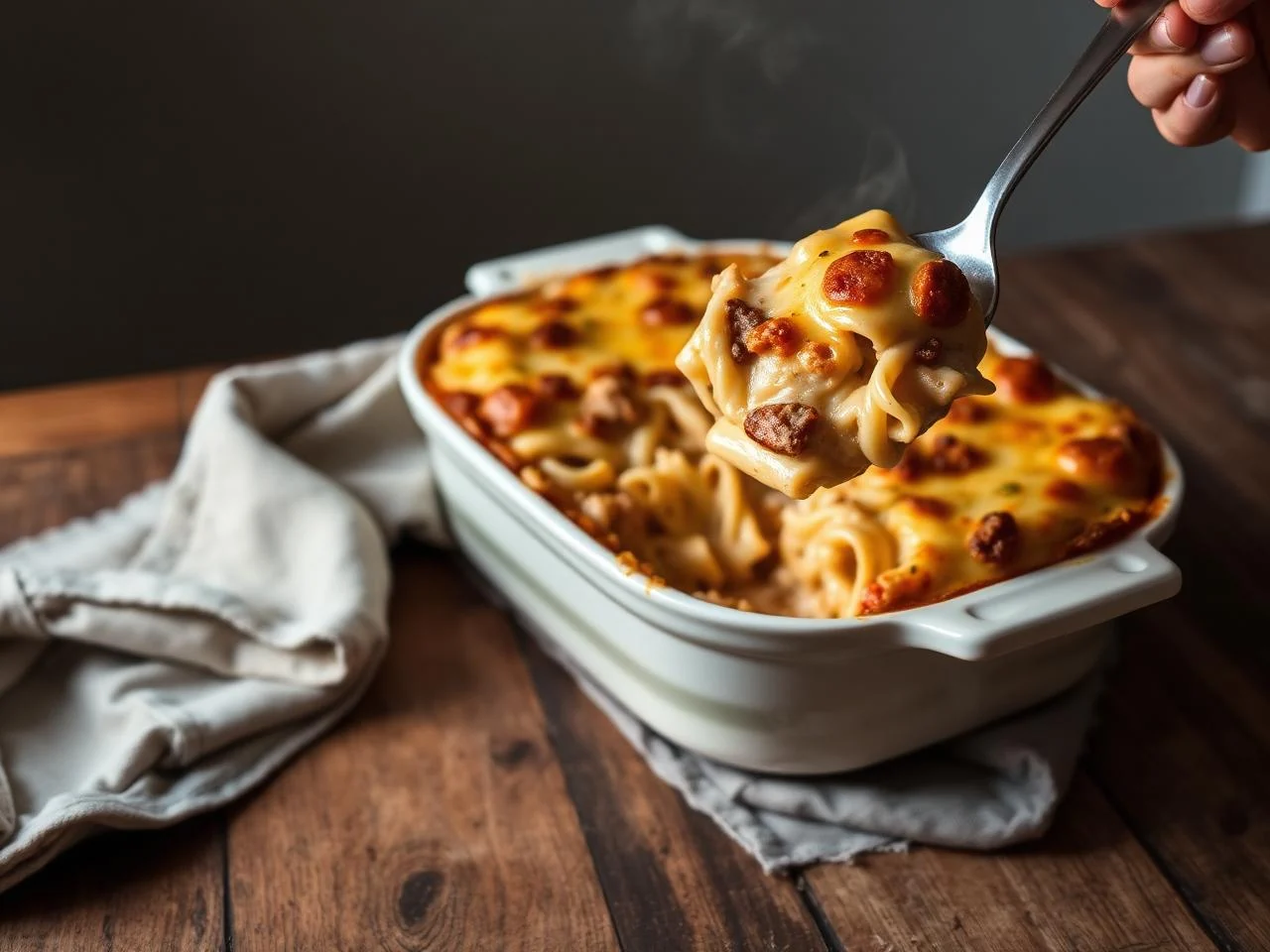 Italian Sausage Pasta Bake