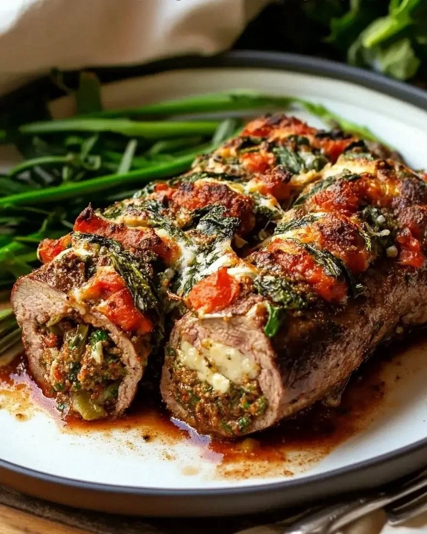 Italian Stuffed Flank Steak is a must-try recipe!