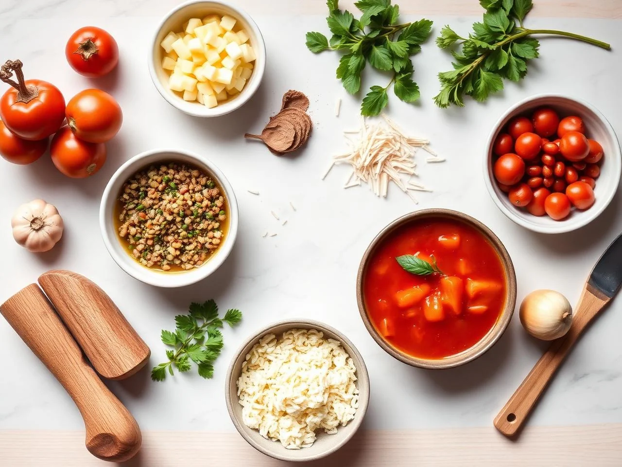 Ingredients for Italian Wedding Soup