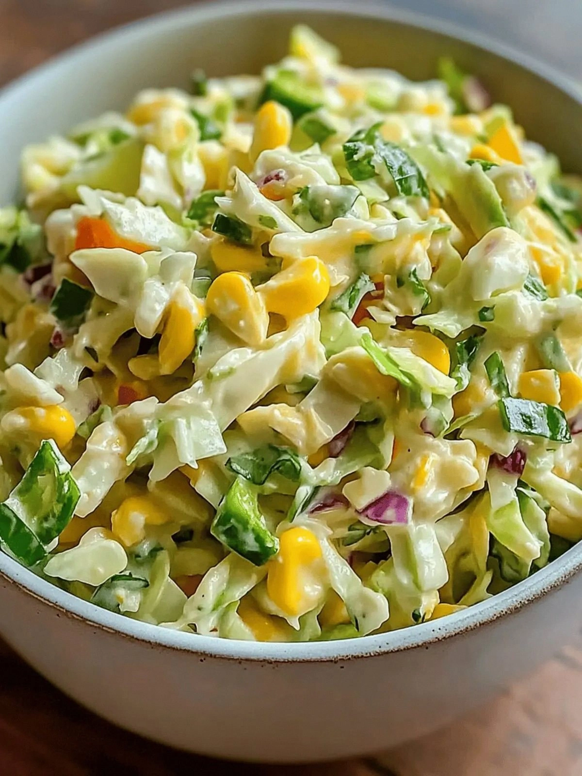Jalapeno Corn Coleslaw: Spice 