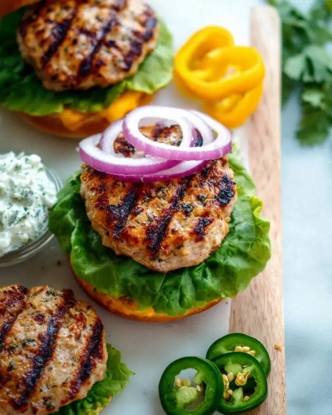 Jalapeño Cheddar Turkey Burgers that Wow Your Taste Buds!