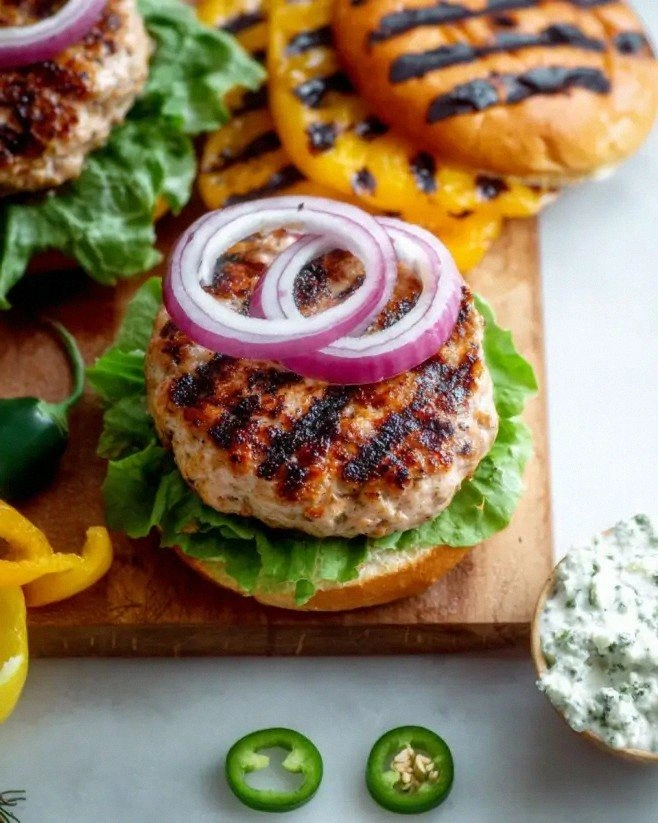 Jalapeño Cheddar Turkey Burgers that Wow Your Taste Buds!