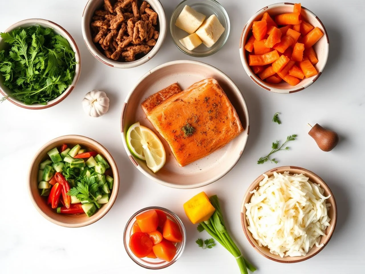 Ingredients for Jamaican Jerk Salmon