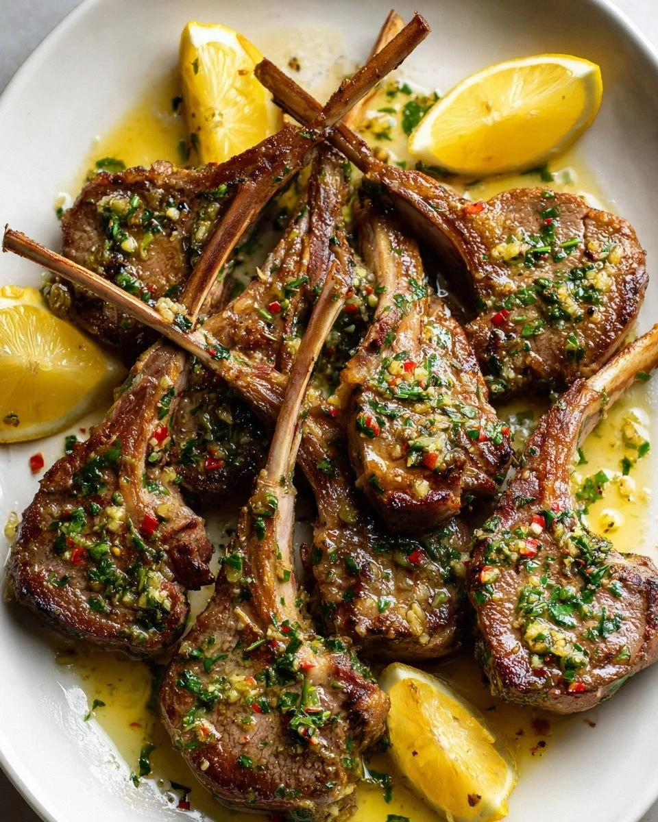 Juicy Garlic Butter Lamb Chops: A Flavorful Delight!