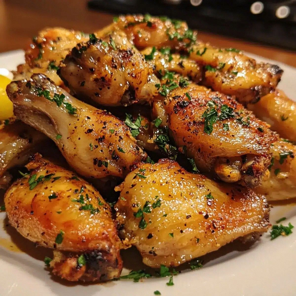 Juicy Lemon Garlic Oven Chicke