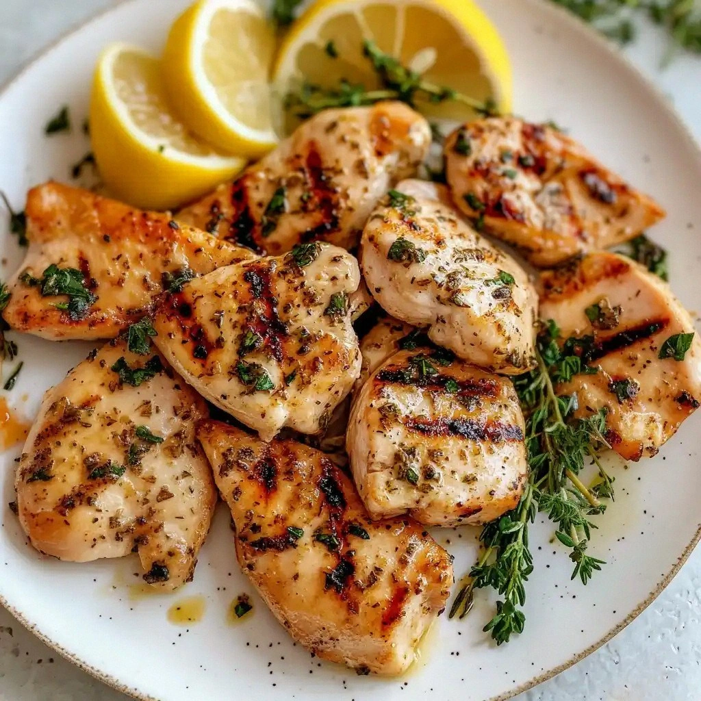 Juicy Lemon Herb Grilled Chick