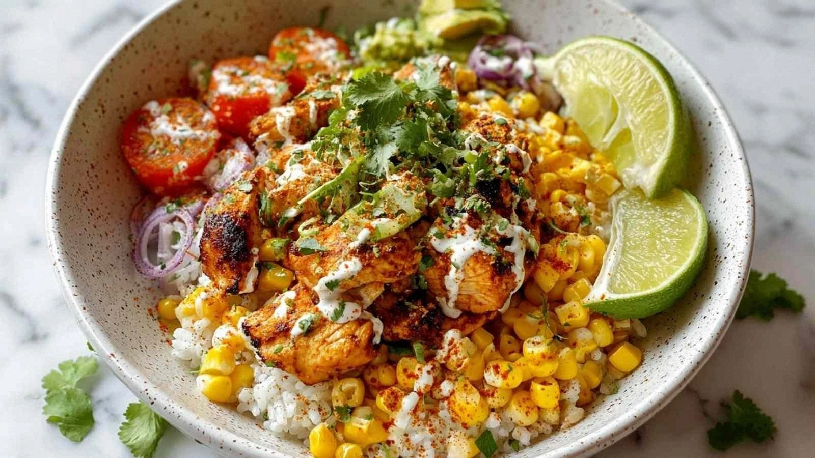 juicy Street Corn Chicken Rice