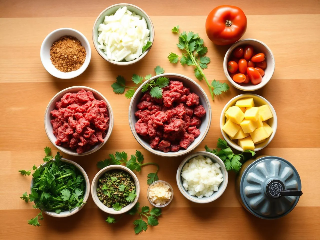 Ingredients for Kansas City Chili