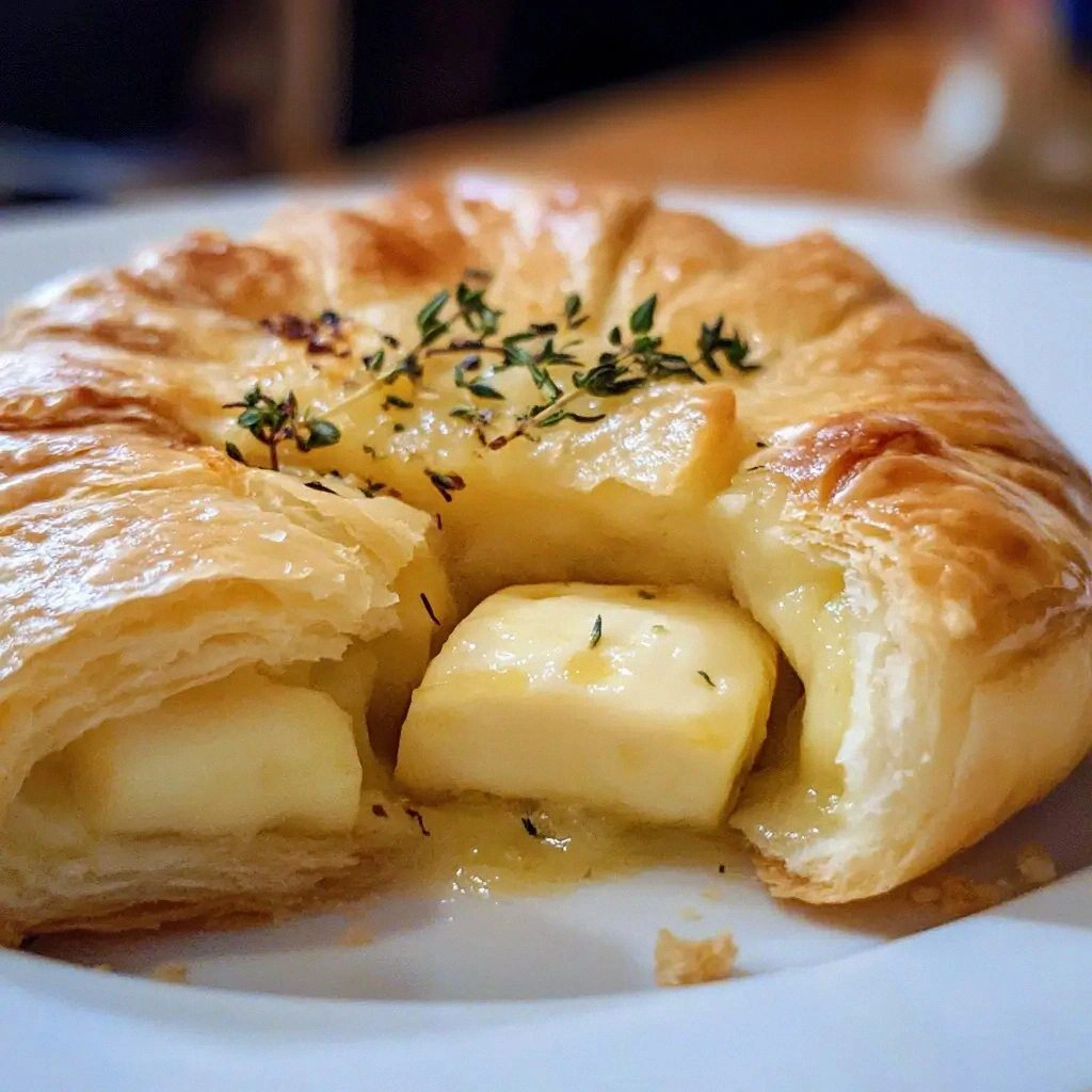 Keto Baked Brie in Puff Pastry