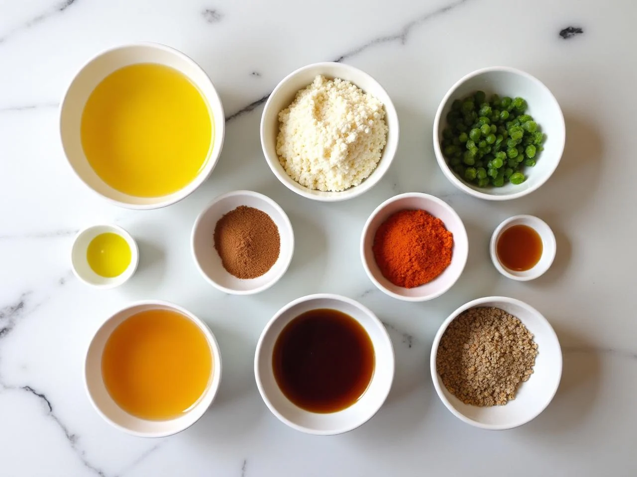 Ingredients for Keto Cinnamon Rolls
