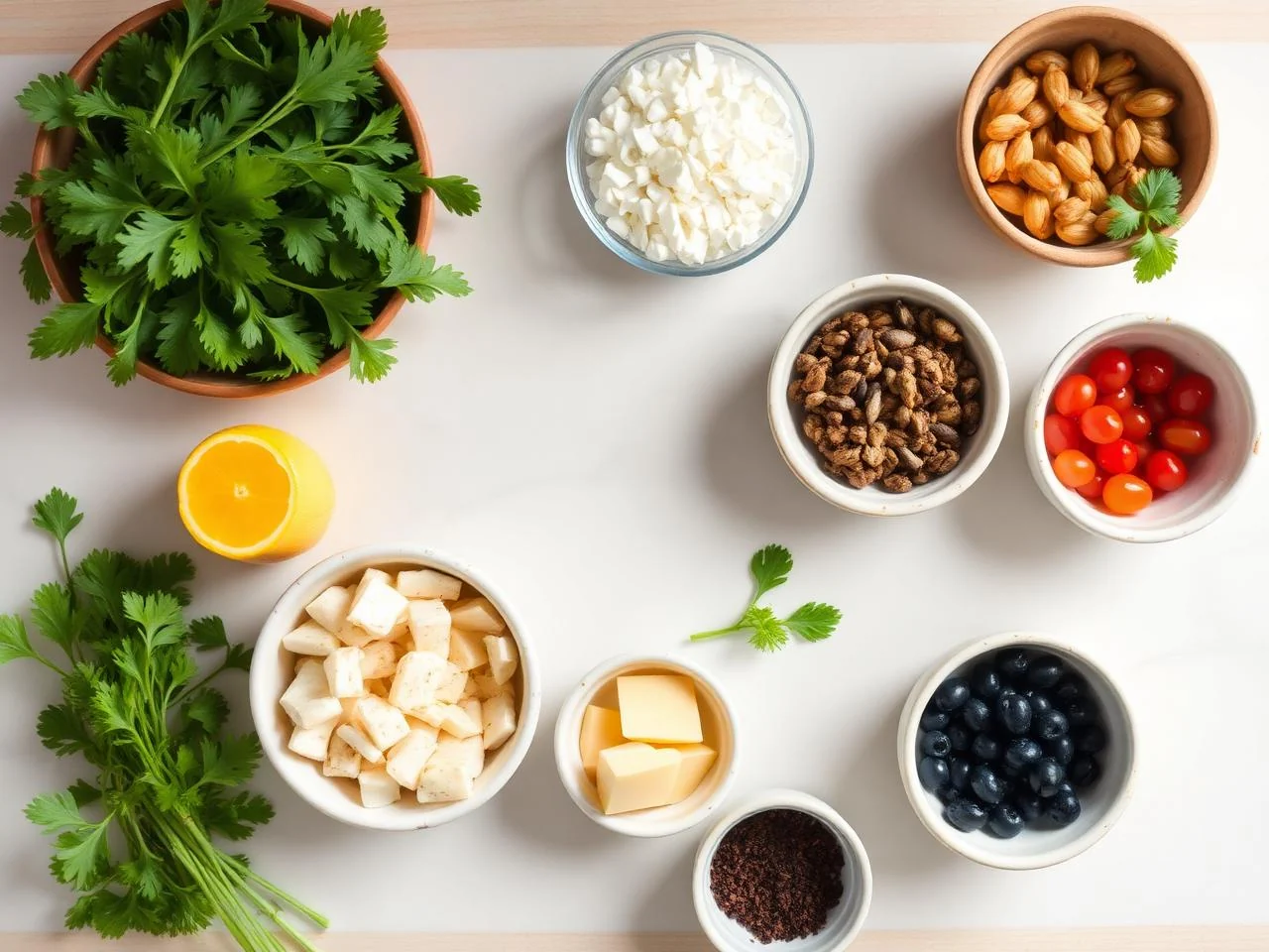 Ingredients for Keto Crepes