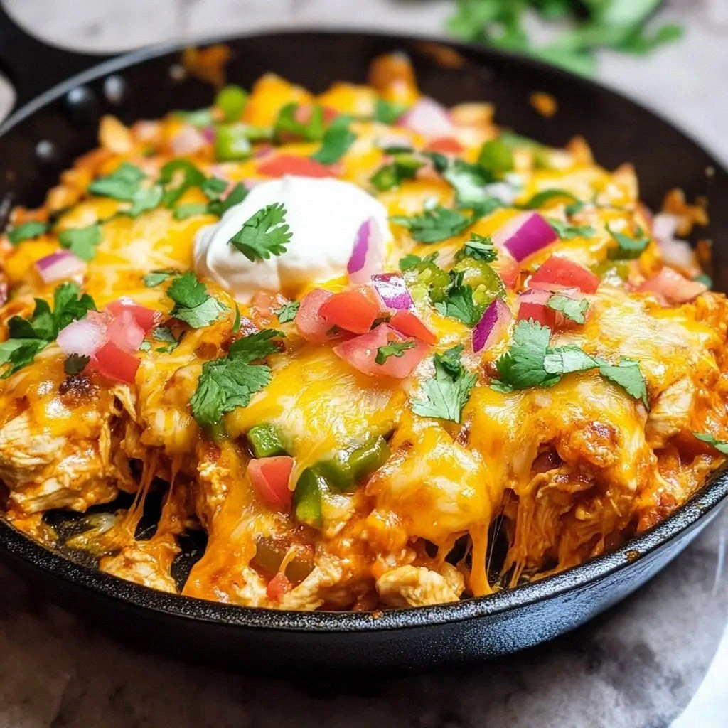Keto Mexican Cheesy Chicken Sk