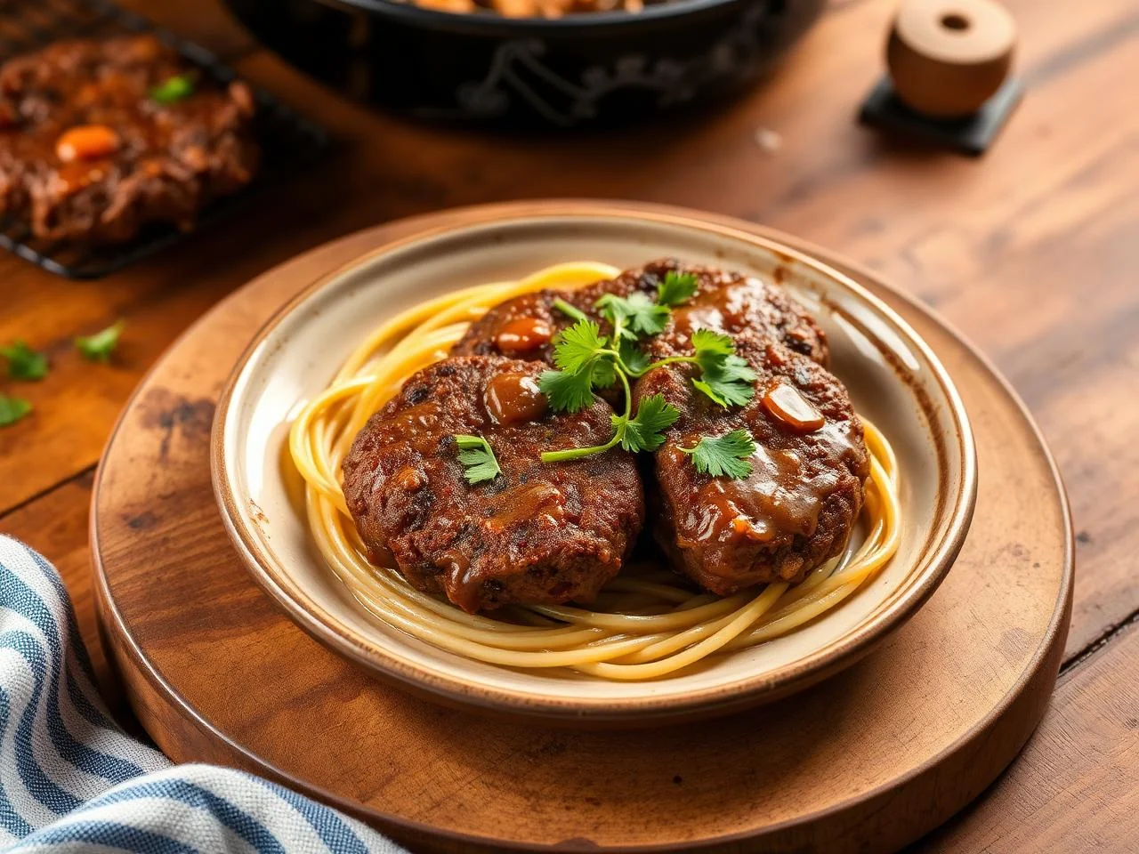 Korean BBQ Beef Patties