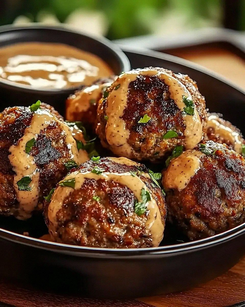 Korean BBQ Meatballs with Spicy Mayo are deliciously easy!