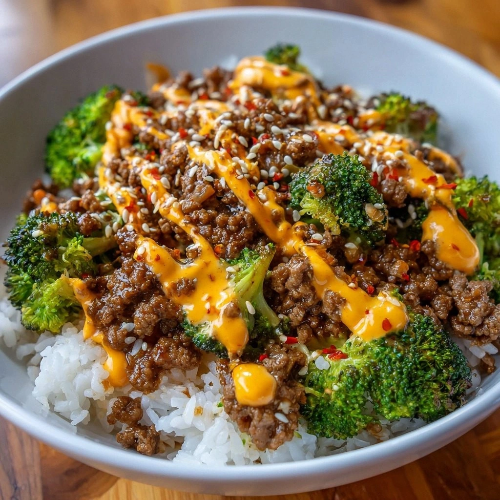 Korean Beef Bowl with Spicy Ma