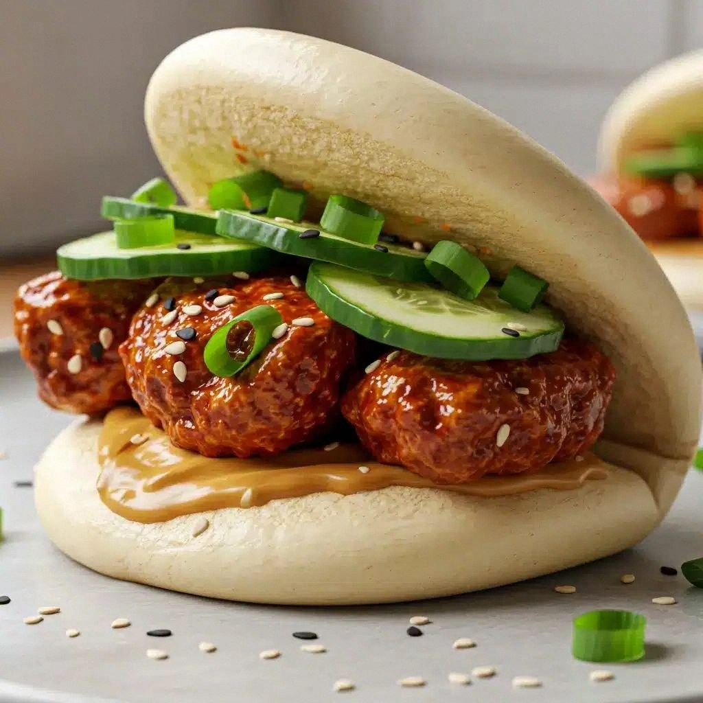 Korean Chicken Bao Recipe