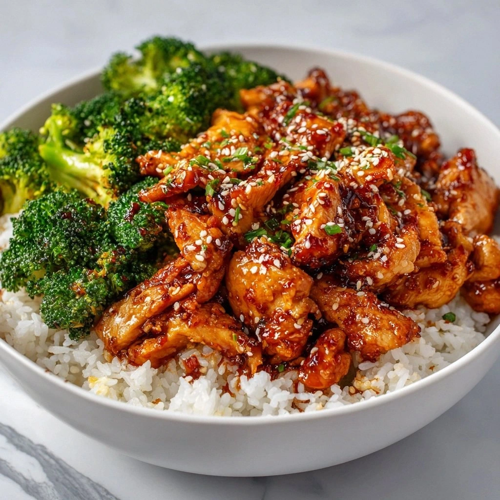 Korean Chicken Bowl with Gochu