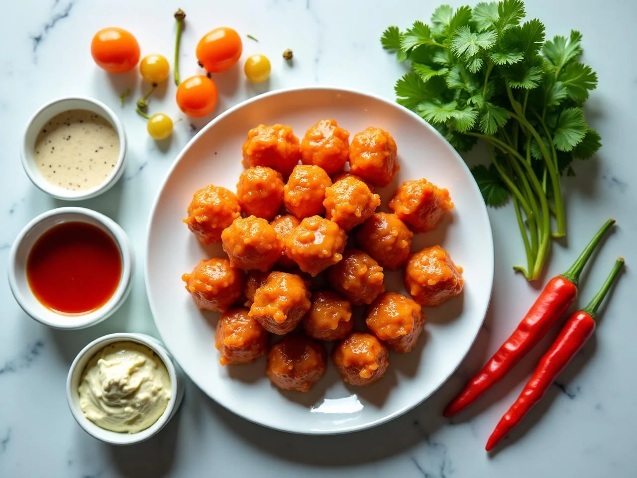 Ingredients for Korean Gochujang Chicken Bites