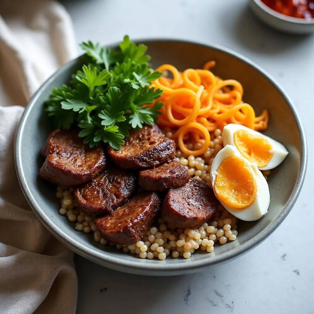 Korean Ground Beef Bowl