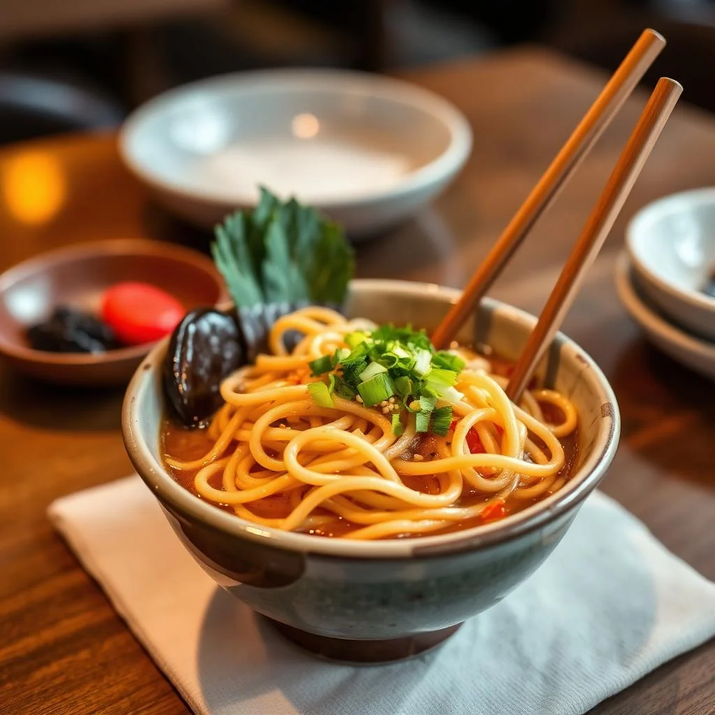 Korean Naengmyeon Cold Noodles