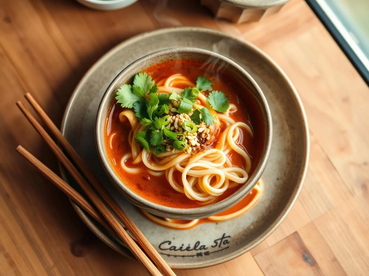 Korean Ramyeon Spicy Noodle Soup