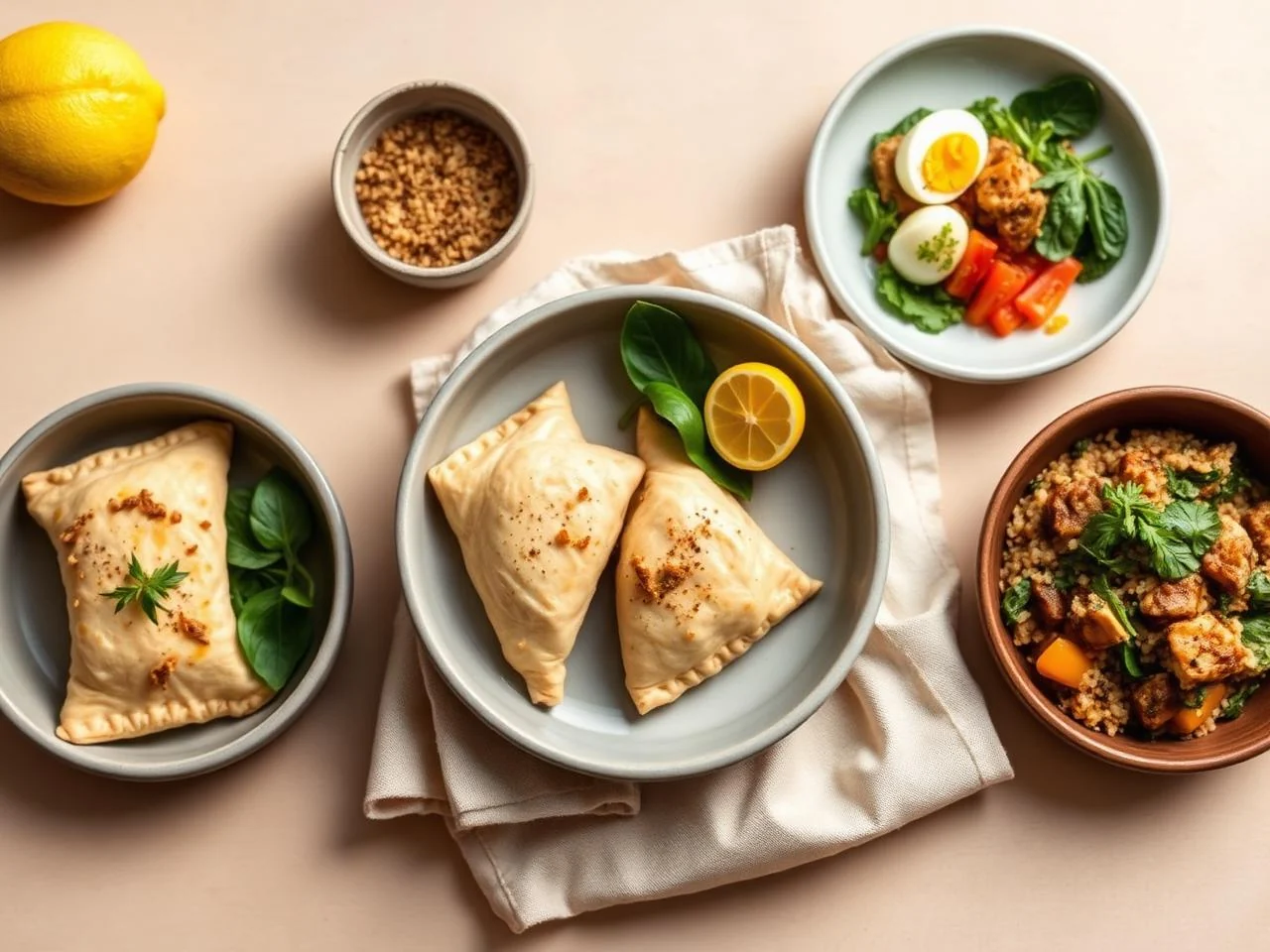 Lamb And Spinach Turnovers
