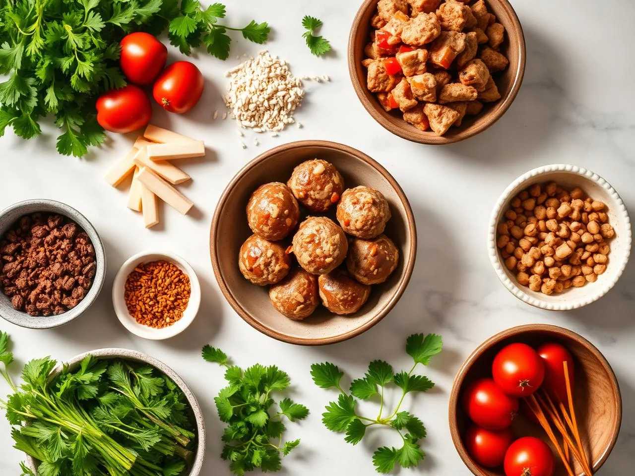 Ingredients for Lamb Kofta