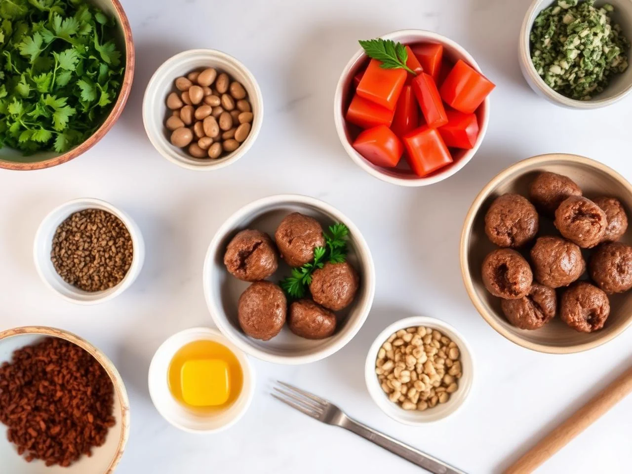 Ingredients for Lamb Koftas