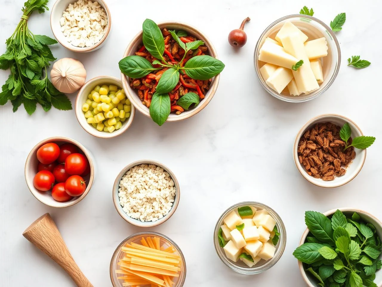Ingredients for Lasagna