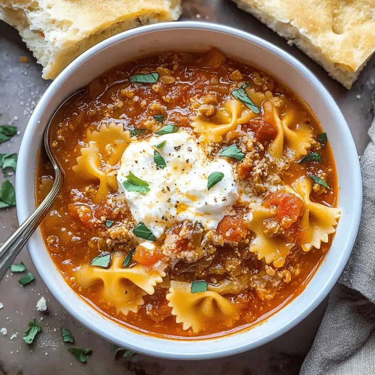 Lasagna Soup: Cozy Comfort in 
