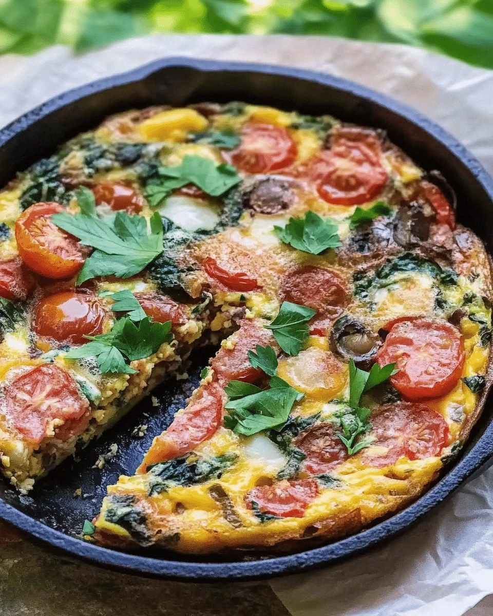 Late Summer Frittata with Toma