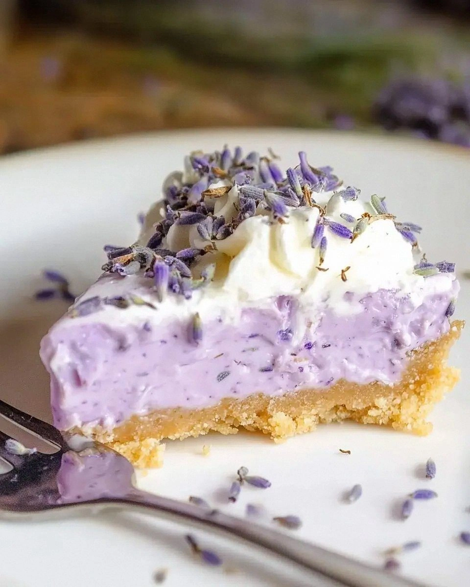 Lavender No-Bake Cheesecake is a must-try dessert!