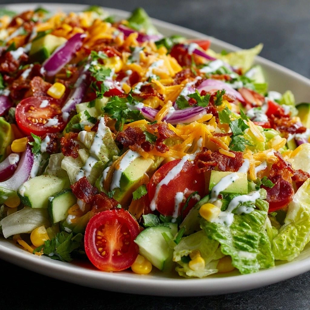 Layered Chopped Salad (Party-S