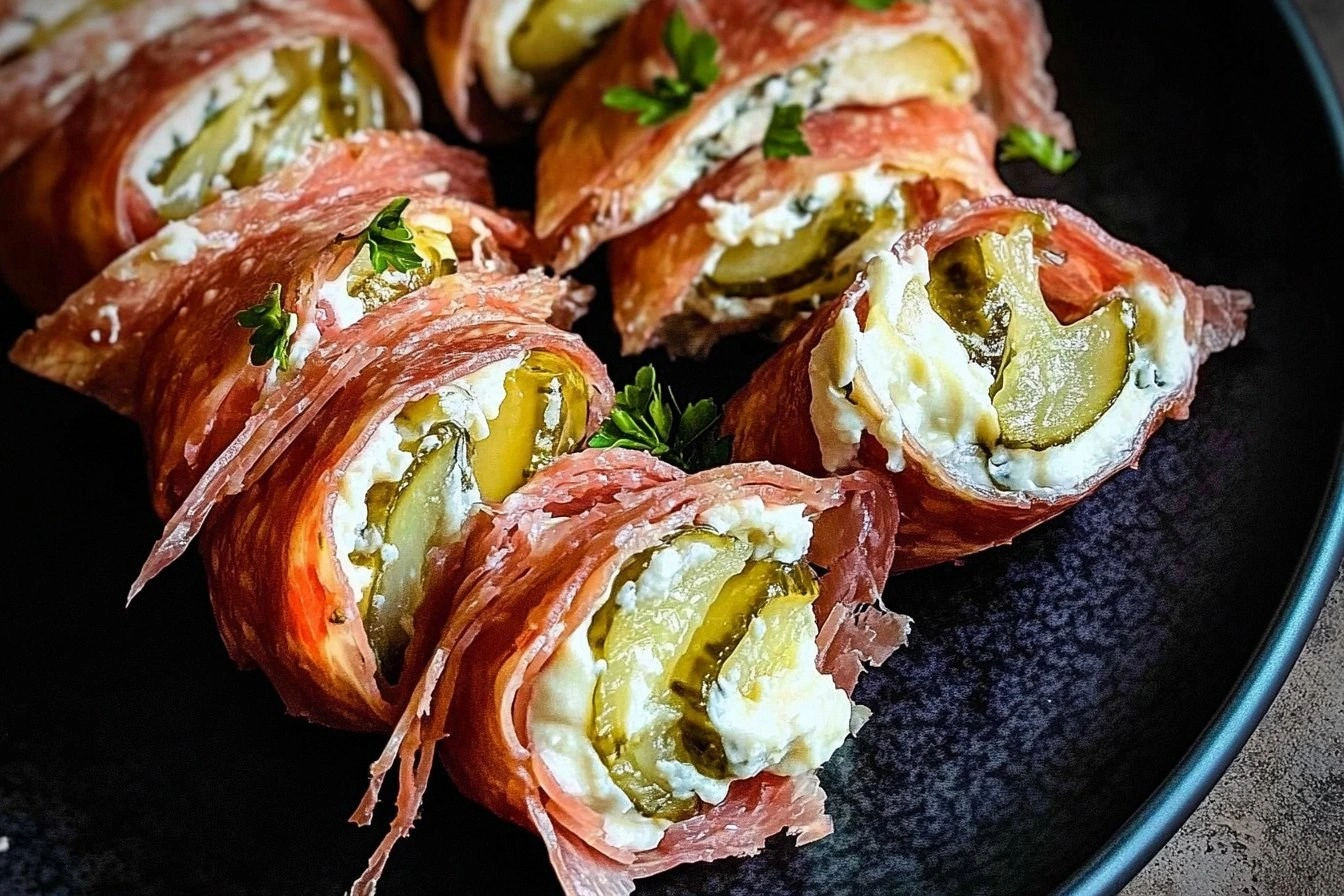 Lazy Cream Cheese Pickle Rolls
