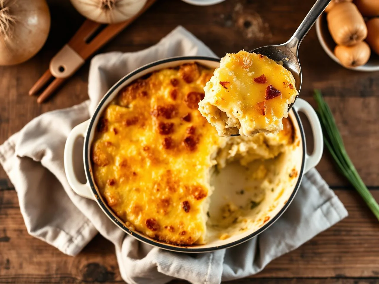 Leek And Potato Gratin