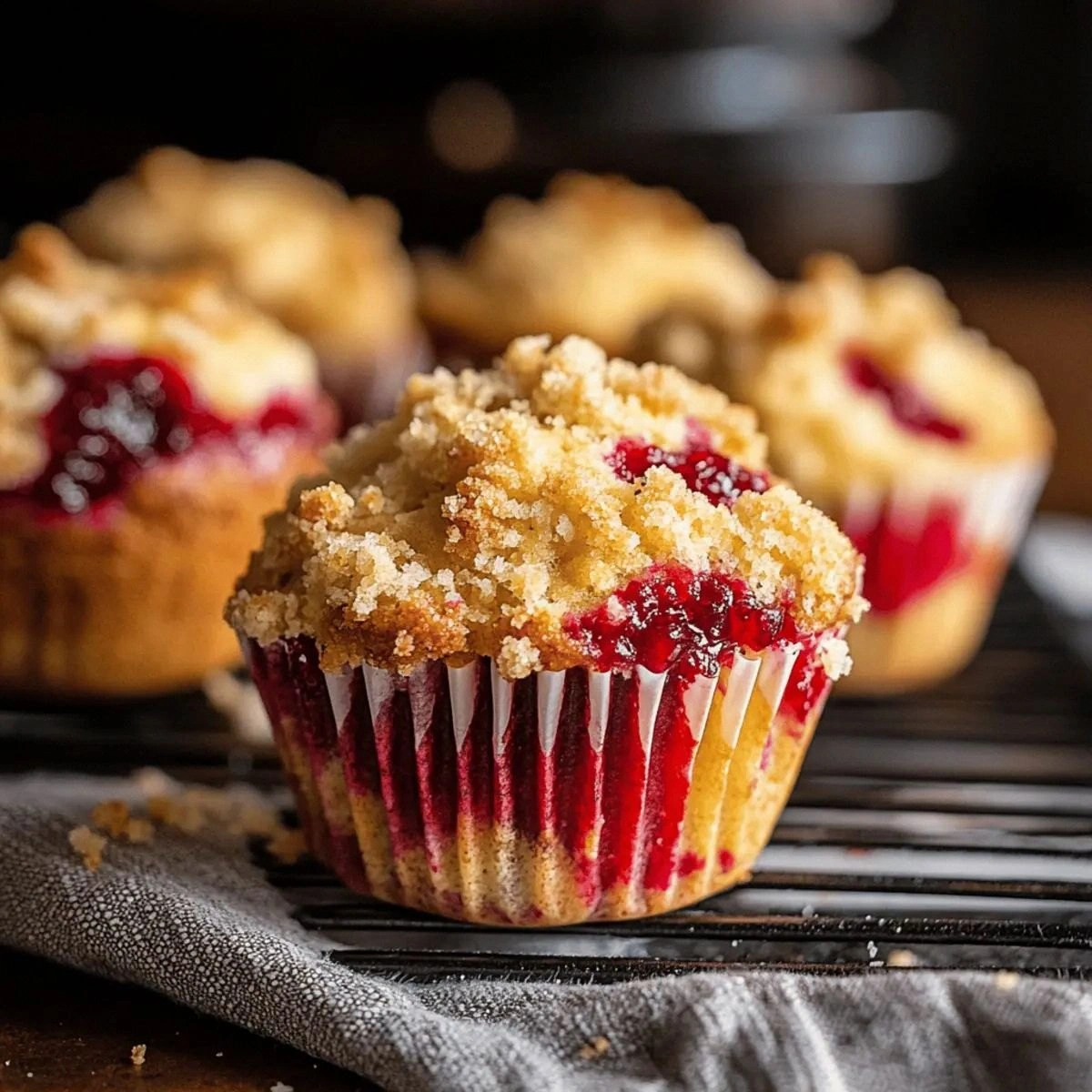 Leftover Cranberry Sauce Coffee Cake Muffins You’ll Crave