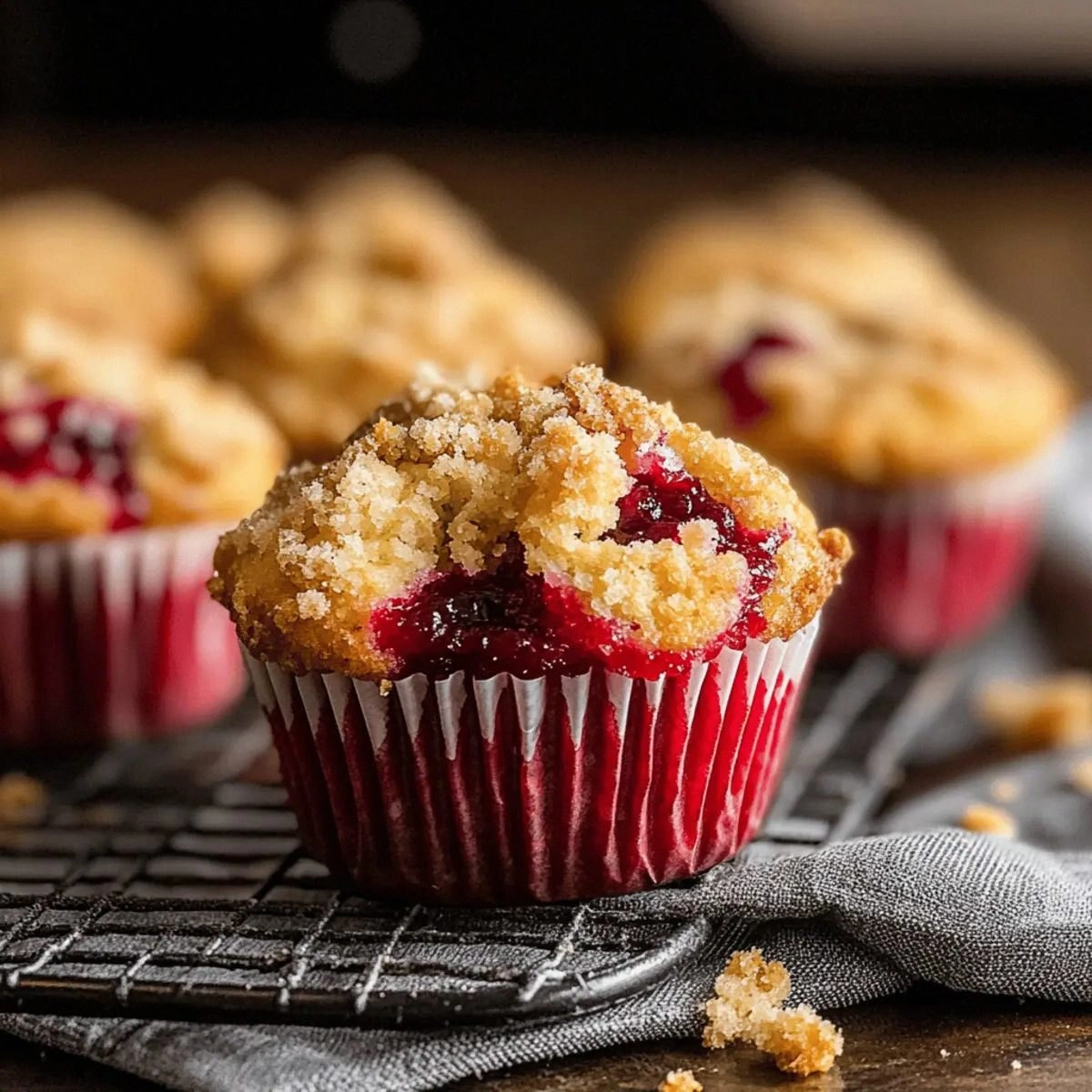 Leftover Cranberry Sauce Coffee Cake Muffins You’ll Crave