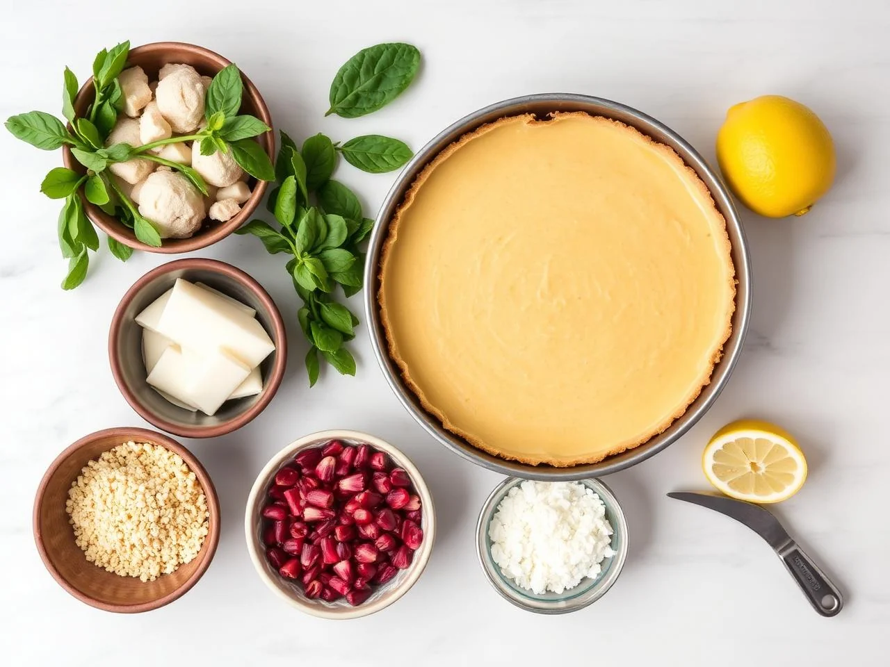 Ingredients for Lemon Bars