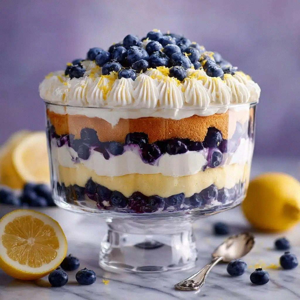 Lemon Blueberry Trifle Recipe