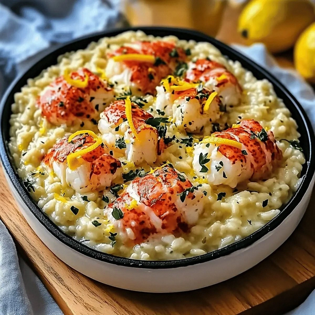 Lemon Butter Lobster Risotto: Elevate Your Dinner Game