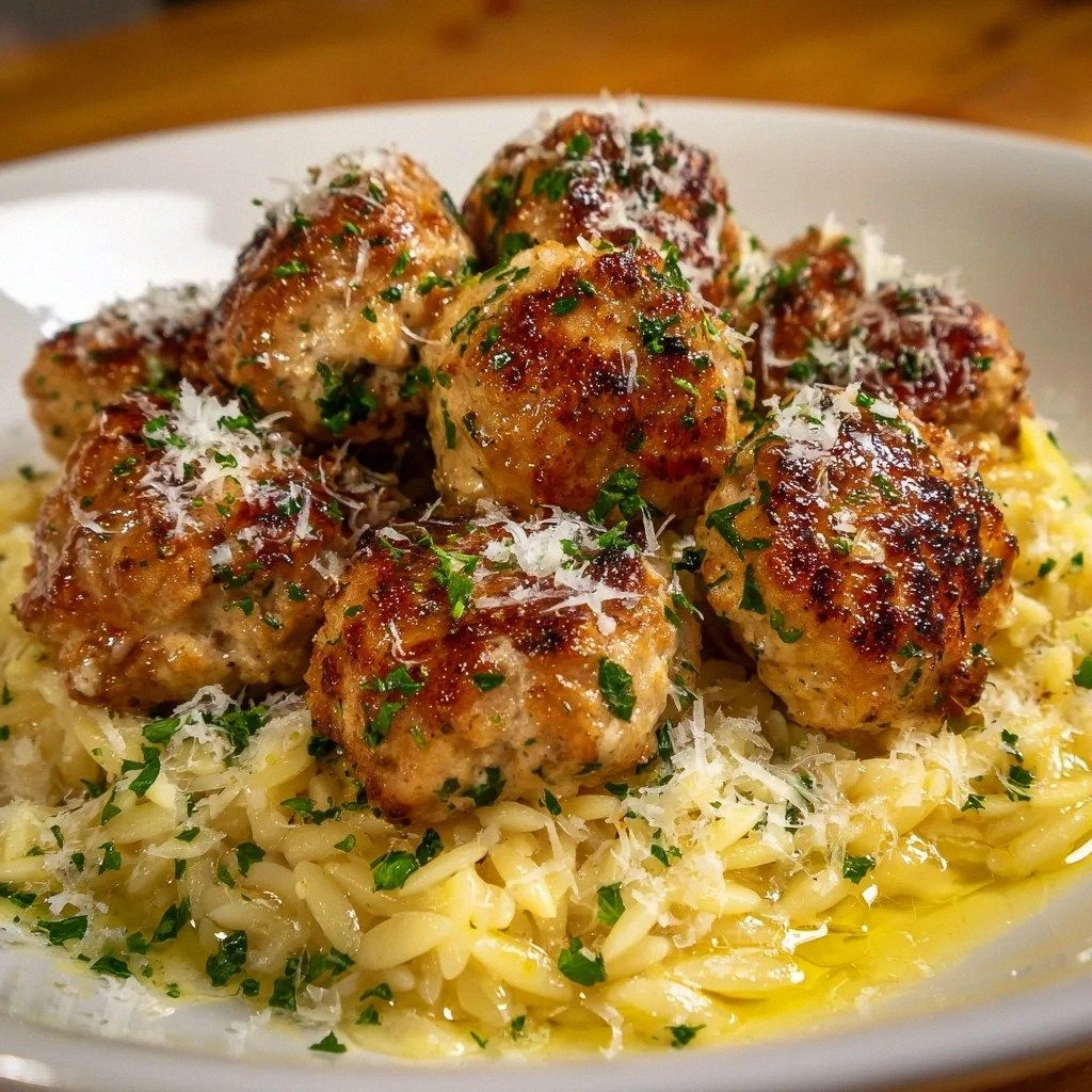 Lemon Chicken Ricotta Meatball