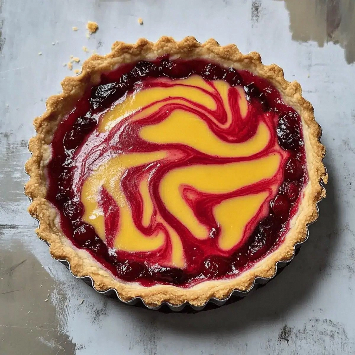 Lemon Cranberry Tart: A Zesty Delight for Your Taste Buds