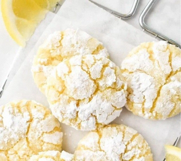 Lemon Crinkle Cookies