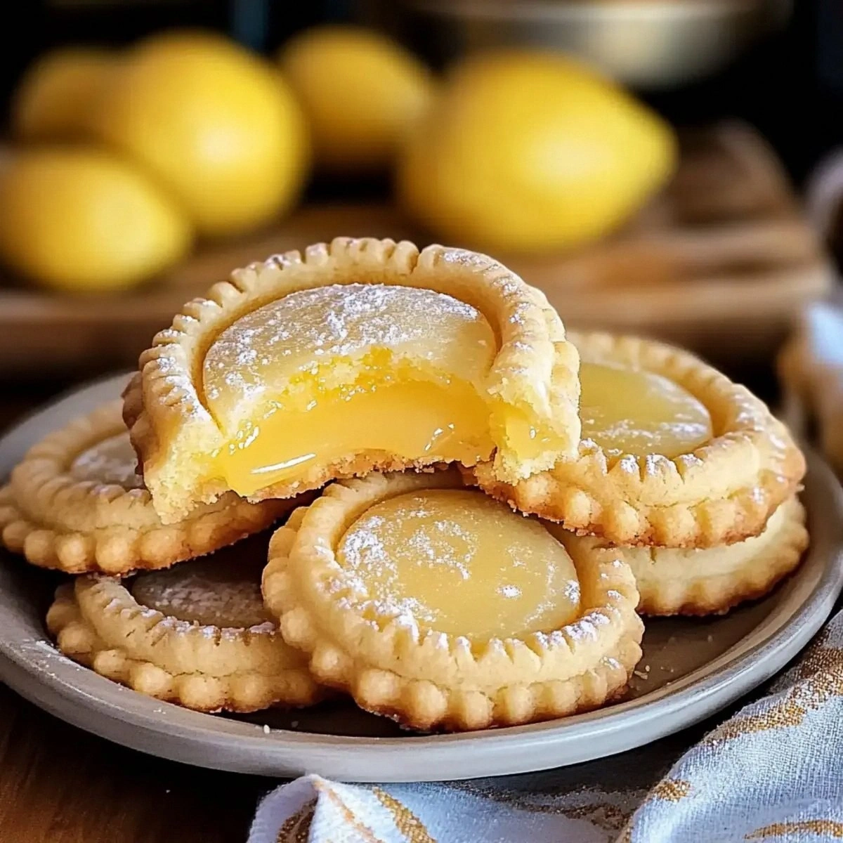 Lemon Curd Cookies That Melt in Your Mouth with Tangy Delight