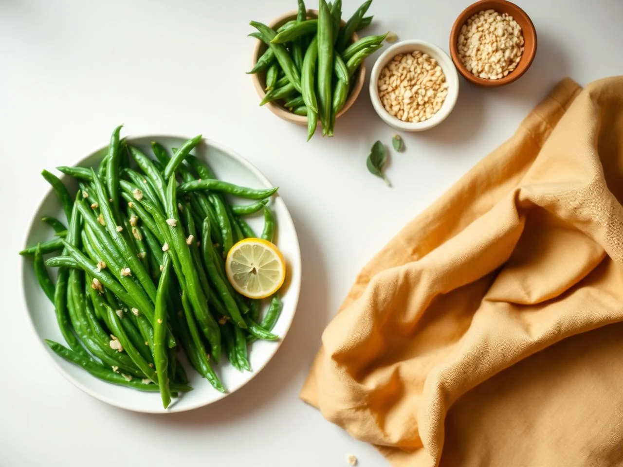 Lemon Garlic Green Beans
