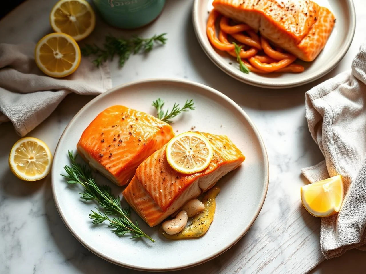 Lemon Garlic Salmon